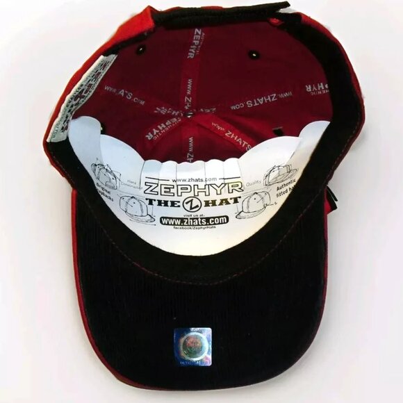 Georgia Bulldogs Mens Zephyr Bill Logo Strapback hat cap New Tags Ncaa - Picture 3 of 4